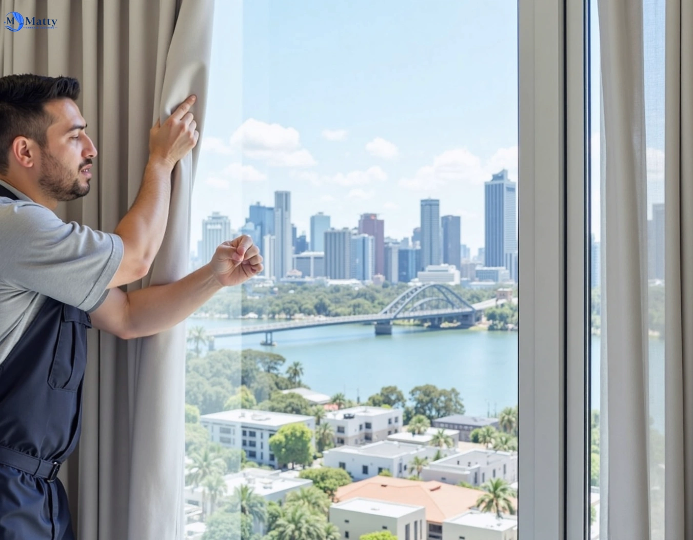 Professional curtain steam cleaning service tamarama-nsw QLD by Matty Curtain Cleaning